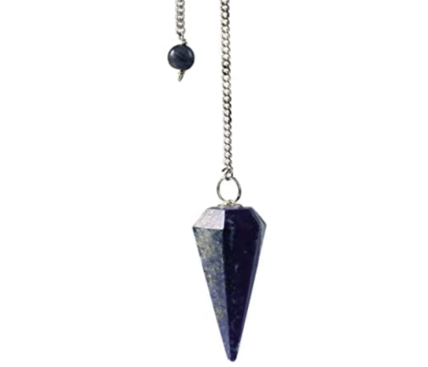 Pendule à Facettes Lapis Lazuli