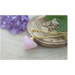[3660341687048] Pendule toupie quartz rose